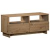 vidaXL Meuble TV 90 x 34,5 x 40 cm Ch&ecirc;ne artisanal Bois d'ing&eacute;nierie