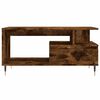 vidaXL Table basse Ch&ecirc;ne fum&eacute; 90x49x45 cm Bois d'ing&eacute;nierie