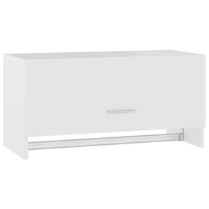 vidaXL Garde-robe blanc 70x32,5x35 cm bois d'ing&eacute;nierie