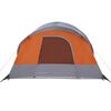 vidaXL Tente familiale tunnel 8 personnes gris et orange imperm&eacute;able