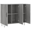 vidaXL Buffet sonoma gris 90x34x80 cm bois d'ingénierie
