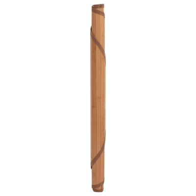 vidaXL Tapis rond naturel 60 cm bambou