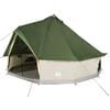 vidaXL Tente familiale tipi 6 personnes vert imperm&eacute;able