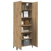 vidaXL Haut Armoire 2 pcs Ch&ecirc;ne artisanal Bois d'ing&eacute;nierie