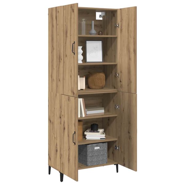 vidaXL Haut Armoire 2 pcs Ch&ecirc;ne artisanal Bois d'ing&eacute;nierie