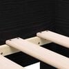vidaXL Lit d'appoint Ch&ecirc;ne noir 90 x 200 cm Bois d'ing&eacute;nierie
