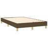 vidaXL Sommier &agrave; lattes de lit avec matelas Marron fonc&eacute; 120x200 cm