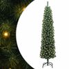 vidaXL Sapin de No&euml;l artificiel Vert 180 cm PVC et acier et plastique