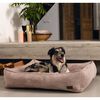 Designed by Lotte Lit nervur&eacute; pour chien Rose 80x70x22 cm