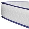 vidaXL Lit et matelas mousse &agrave; m&eacute;moire de forme Similicuir 180x200 cm