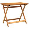 vidaXL Table de Jardin Marron 90 x 55 x 75 cm Bois d'acacia massif