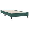 vidaXL Sommier à lattes de lit et matelas vert foncé 80x210 cm velours
