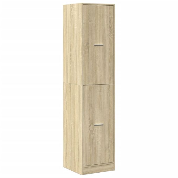 vidaXL Armoire d'apothicaire ch&ecirc;ne sonoma bois d'ing&eacute;nierie