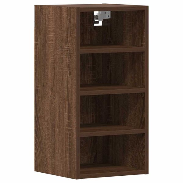 vidaXL Armoire suspendue "Riga" Chêne brun 30 x 29,5 x 60 cm Bois d'ingénierie