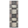 vidaXL Coureur de Tapis LESAKA Marron 100 x 400 cm Velours diamant