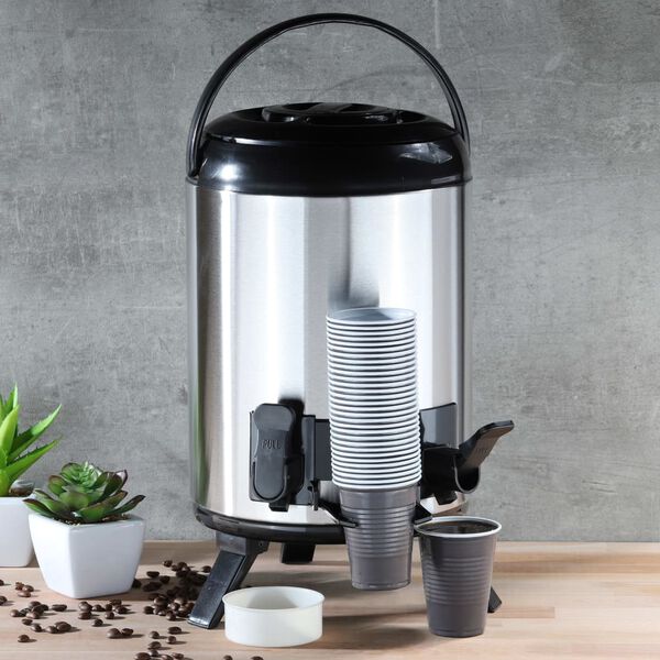 HI Carafe isotherme 9 L 23 cm Argent&eacute;