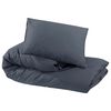 vidaXL Ensemble de housse de couette Anthracite 140x200 cm Microfibre