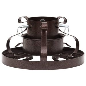 vidaXL Support de sapin de No&euml;l Cuivre antique 29x29x15,5 cm