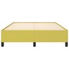 vidaXL Cadre de lit sans matelas vert 140x190 cm tissu