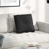 vidaXL Coussin de Dos Noir 50 x 19 x 45 cm tissu
