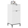 vidaXL Cabinet de salle de bain avec stockage Blanc 39.5 x 36 x 88 cm