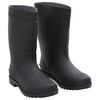 vidaXL Bottes de pluie noir taille 41 PVC