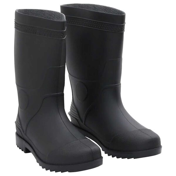 vidaXL Bottes de pluie noir taille 41 PVC