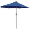 vidaXL Parasol de jardin Azur 294 x 150 x 223 cm Polyester et Acier