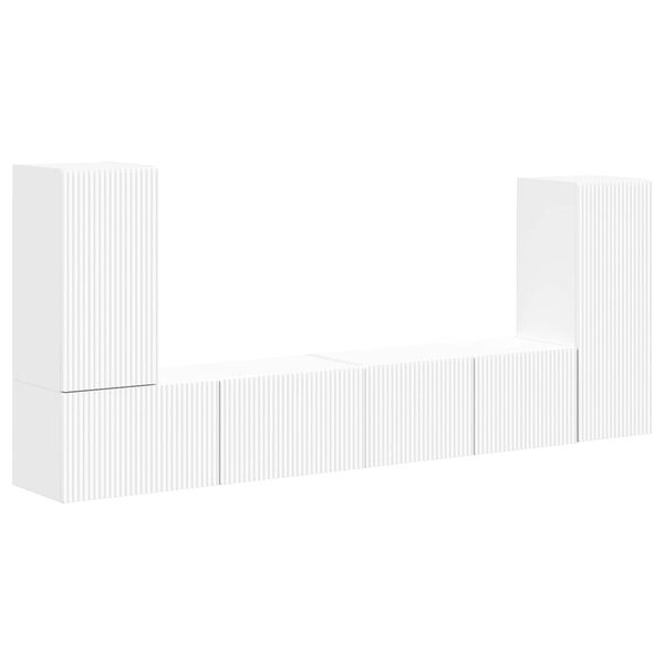 vidaXL 4 pcs Blanc
