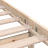 vidaXL Cadre de lit sans matelas bois massif 100x200 cm