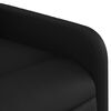 vidaXL Fauteuil inclinable de massage Noir Similicuir