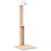 vidaXL Douche d'ext&eacute;rieur Naturel 75 x 76 x 217 cm Pin massif