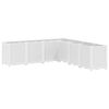 vidaXL Jardini&egrave;re blanc 160x160x53 cm polypropyl&egrave;ne