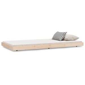 vidaXL Cadre de lit sans matelas 100x200 cm bois massif de pin