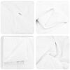 vidaXL Ensemble de Duvet avec oreiller 3 pcs Blanc Plume de canard