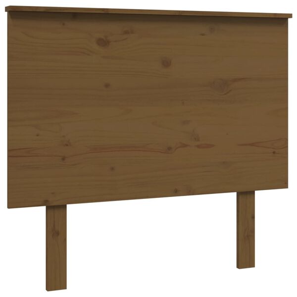 vidaXL Tête de lit Marron miel 94x6x82,5 cm Bois massif de pin