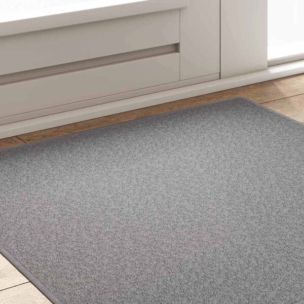 vidaXL Tapis Couloir Gris clair 100 x 100 cm 100% Polypropyl&egrave;ne