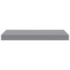 vidaXL &Eacute;tag&egrave;res murales flottantes 2 pcs gris 50x23x3,8 cm MDF