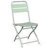vidaXL Chaise de jardin pliante 2 pcs Vert 55 x 56,5 x 91cm Acier