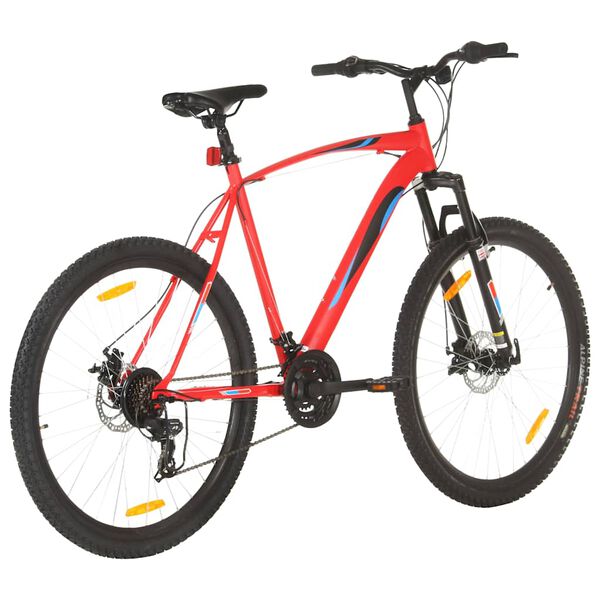 vidaXL V&eacute;lo de montagne 21 vitesses Roues 29 pouces Cadre 53 cm Rouge