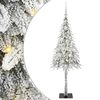 vidaXL Sapin de Noël avec 150 LED Blanc 120 cm PE et Acier