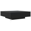 vidaXL Table basse Ch&ecirc;ne noir 100 x 100 x 31 cm Bois d'ing&eacute;nierie