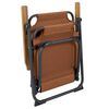 Bo-Camp Chaise de camping pliable Bushwick Argile