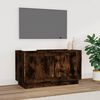 vidaXL Meuble TV ch&ecirc;ne fum&eacute; 80x35x45 cm bois d'ing&eacute;nierie
