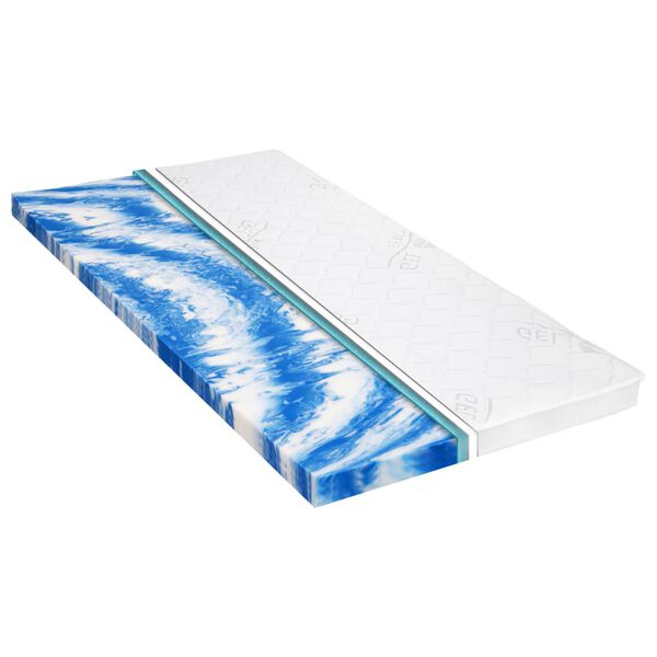 vidaXL Sur-matelas 140 x 200 cm Mousse de gel 7 cm