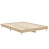 vidaXL Cadre de lit sans matelas ch&ecirc;ne sonoma 140x190 cm