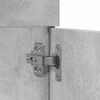 vidaXL Armoire de lavabo de salle de bain gris b&eacute;ton bois d'ing&eacute;nierie