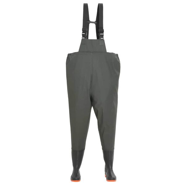 vidaXL Pantalon échassier avec bottes Vert Pointure 42