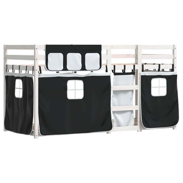 vidaXL Lit superposé sans matelas 90x200 cm bois de pin massif