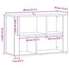 vidaXL Buffet Bois Ancien 80 x 30 x 53 cm Bois d'ing&eacute;nierie